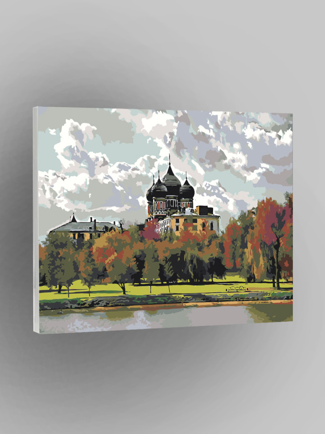 Картина по номерам &amp;quot;Церковь&amp;quot;