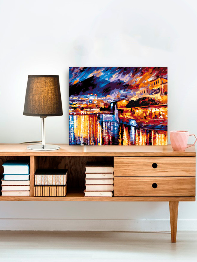 Raqamlar bo&amp;#039;yicha rasm &amp;quot;Oroldagi shahar&amp;quot;