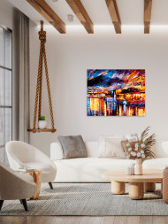 Картина по номерам &amp;quot;Город на острове&amp;quot;