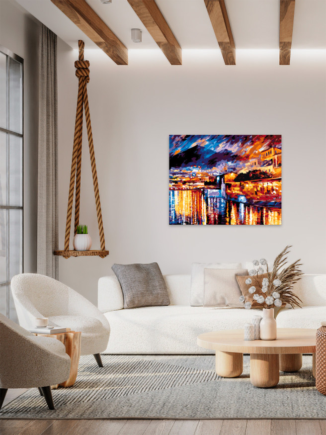 Raqamlar bo&amp;#039;yicha rasm &amp;quot;Oroldagi shahar&amp;quot;