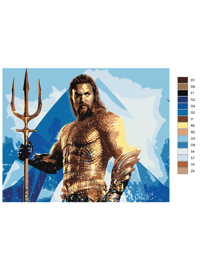 Raqamlar bo&amp;#039;yicha rasm &amp;quot;Aquaman&amp;quot;