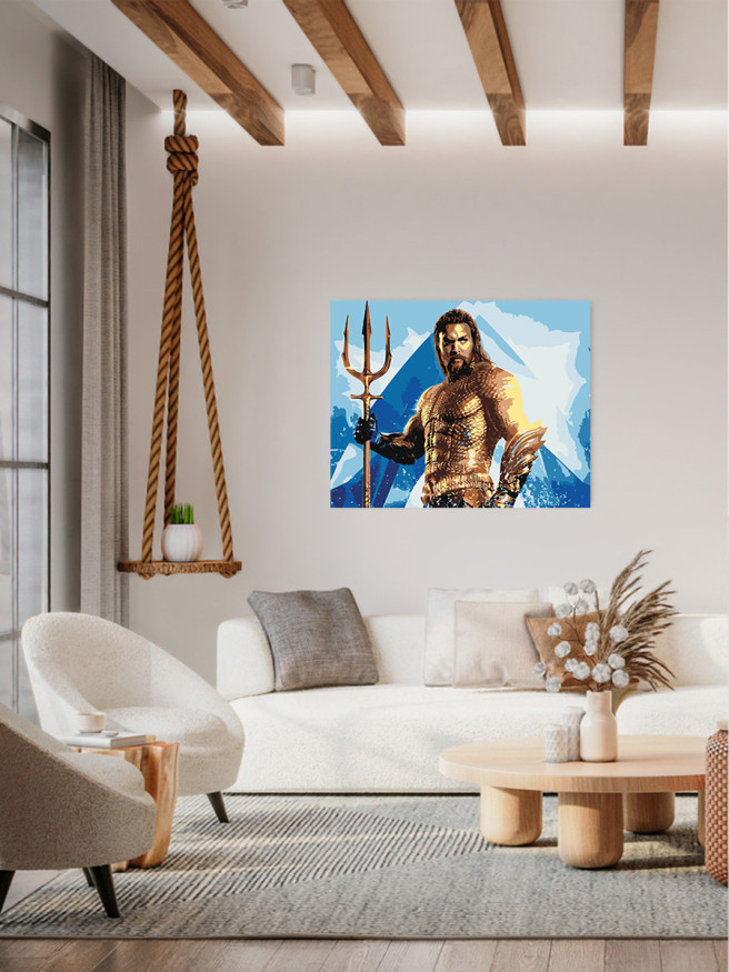 Raqamlar bo&amp;#039;yicha rasm &amp;quot;Aquaman&amp;quot;