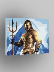 Raqamlar bo&#039;yicha rasm &quot;Aquaman&quot;