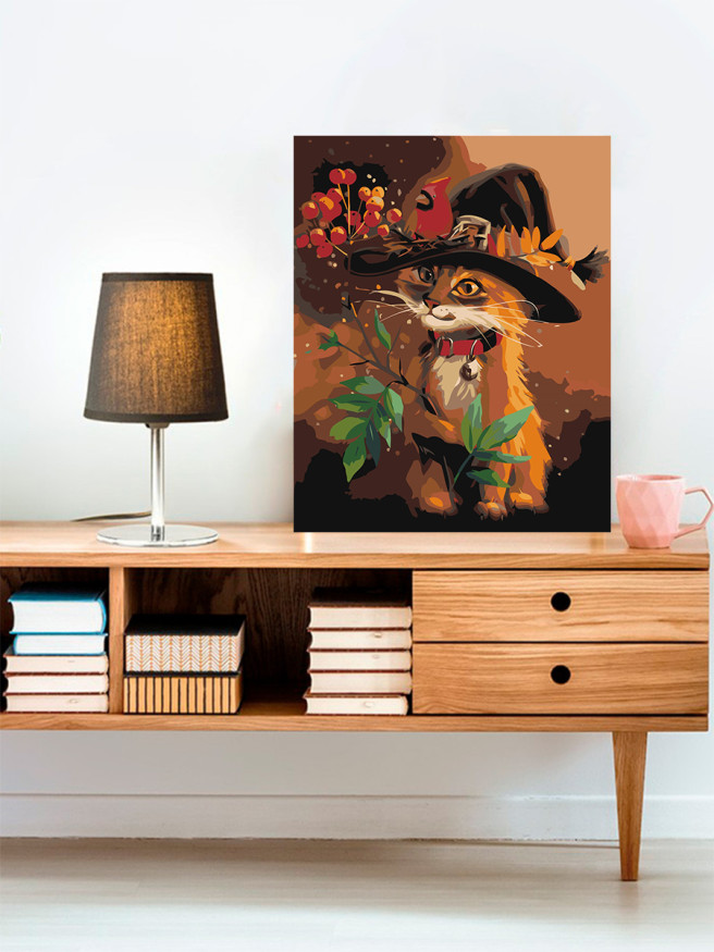 Raqamlar bo&amp;#039;yicha rasm &amp;quot;Shlyapadagi mushuk&amp;quot;