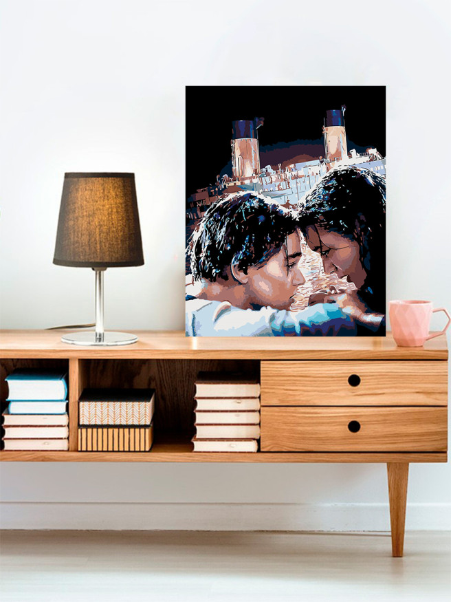 Raqamlar bo&amp;#039;yicha rasm &amp;quot;Titanikdan er-xotin&amp;quot;