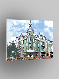 Картина по номерам &amp;quot;Городское здание&amp;quot;
