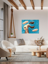 Raqamlar bo&#039;yicha rasm &quot;It&quot;