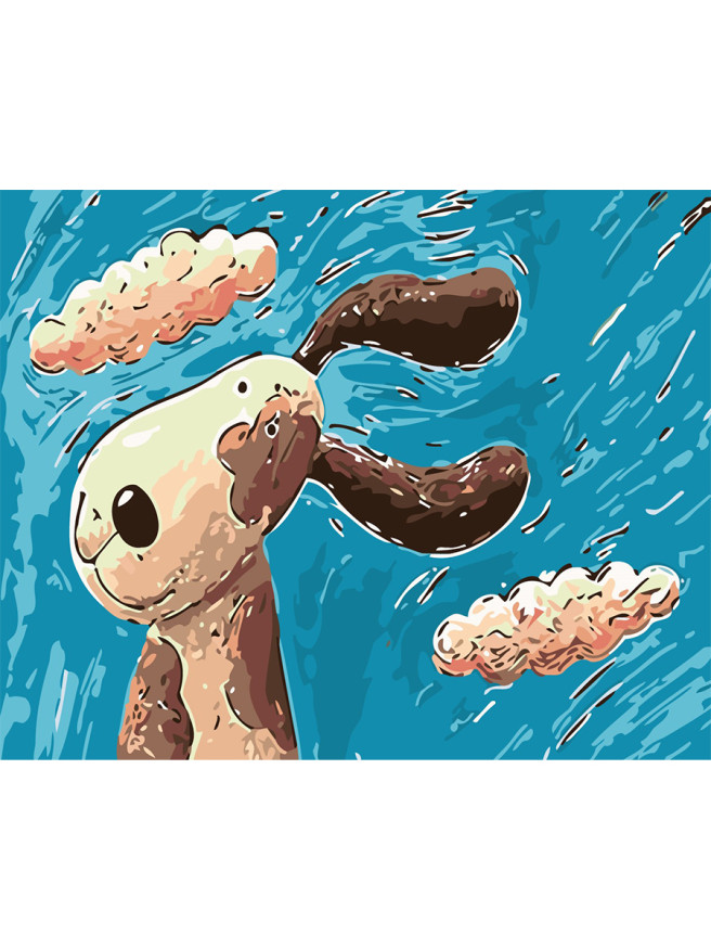 Картина по номерам &amp;quot;Собачка&amp;quot;