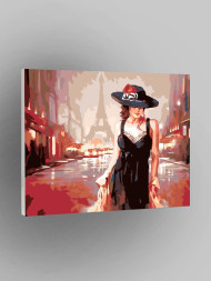 Картина по номерам &amp;quot;Француженка&amp;quot;