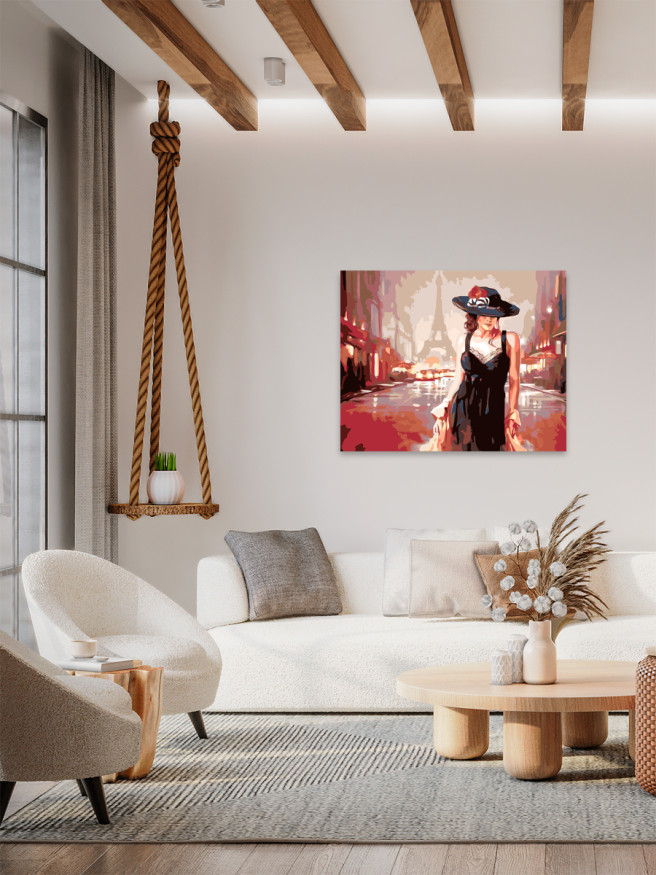 Картина по номерам &amp;quot;Француженка&amp;quot;