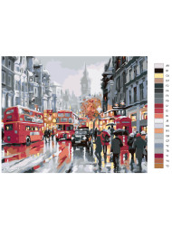 Raqamlar bo&#039;yicha rasm &quot;London peyzaji&quot;