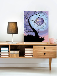 Raqamlar bo&#039;yicha rasm &quot;Oy daraxti&quot;