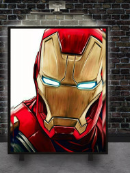 Постер на холсте &amp;quot;Железный человек вблизи&amp;quot;