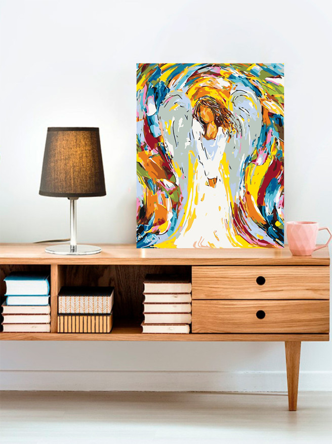 Raqamlar bo&amp;#039;yicha rasm &amp;quot;Farishta qiz&amp;quot;