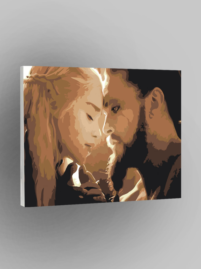 Raqamlar bo&amp;#039;yicha rasm &amp;quot;Taxtlar o&amp;#039;yinidagi juftlik&amp;quot;