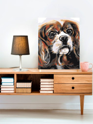 Raqamlar bo&#039;yicha rasm &quot;Yoqimli it&quot;