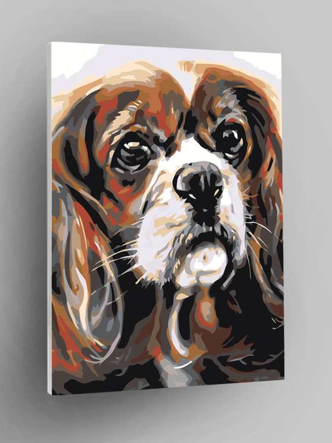 Raqamlar bo&amp;#039;yicha rasm &amp;quot;Yoqimli it&amp;quot;