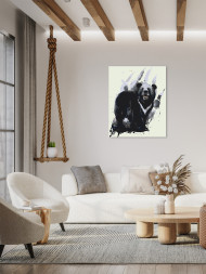 Raqamlar bo'yicha rasm "Ayiq"