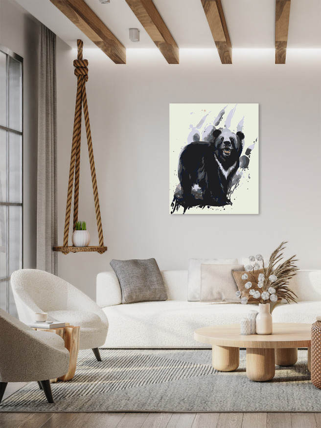 Raqamlar bo&amp;#039;yicha rasm &amp;quot;Ayiq&amp;quot;