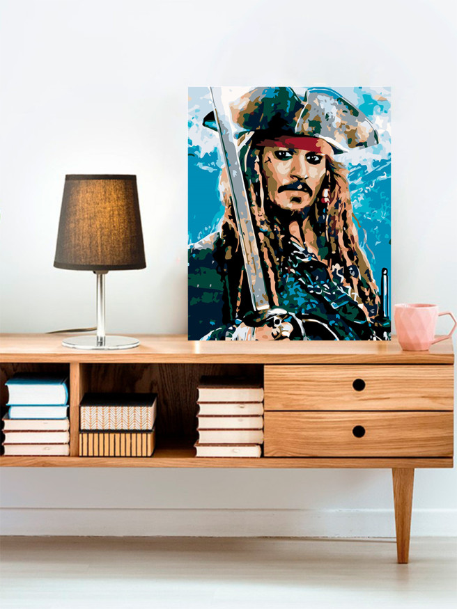 Raqamlar bo&amp;#039;yicha rasm &amp;quot;Kapitan Jek Chumchuq&amp;quot;