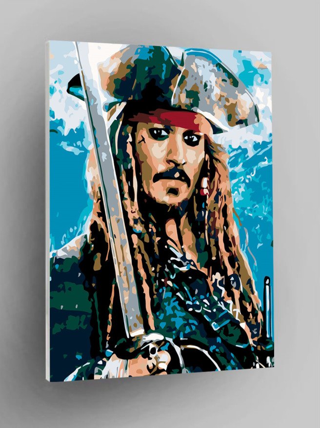 Raqamlar bo&amp;#039;yicha rasm &amp;quot;Kapitan Jek Chumchuq&amp;quot;