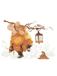 Картина по номерам &amp;quot;Полный монах&amp;quot;