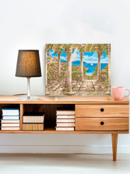 Raqamlar bo&#039;yicha rasm &quot;Dengizda kema&quot;