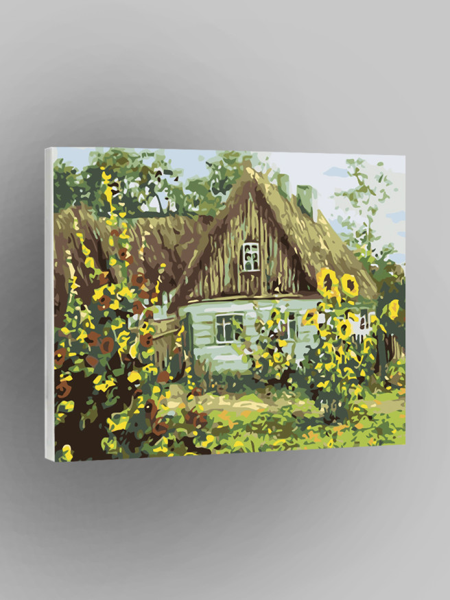 Картина по номерам &amp;quot;Домик в деревне&amp;quot;