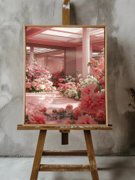 Постер на холсте &amp;quot;Цветочный зал&amp;quot;