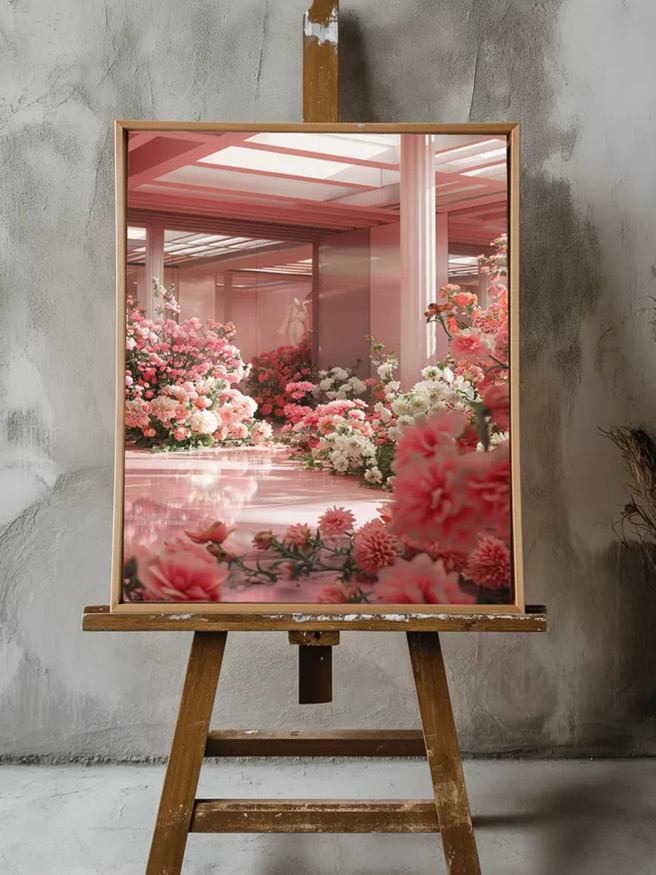 Постер на холсте &amp;quot;Цветочный зал&amp;quot;