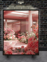 Постер на холсте &amp;quot;Цветочный зал&amp;quot;