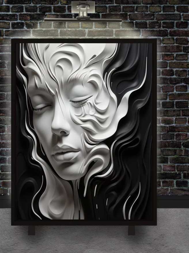 Holstga bosilgan poster &amp;quot;Uyqu va shakl plastikasі&amp;quot;