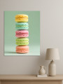 Постер на холсте &amp;quot;Цветные макароны в башенке&amp;quot;