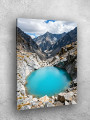 Постер на холсте &amp;quot;Горное озеро среди скал&amp;quot;