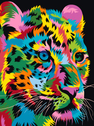 Raqamlar bo&#039;yicha rasm &quot;Ranbarang leopard&quot;