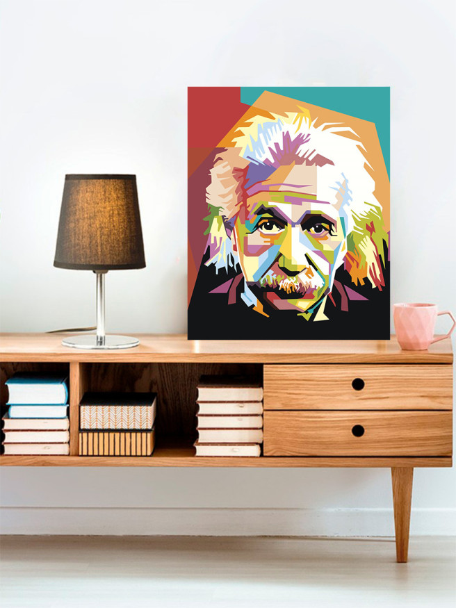 Raqamlar bo&amp;#039;yicha rasm &amp;quot;Albert Eynshteyn&amp;quot;