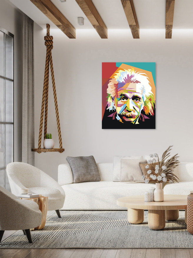 Raqamlar bo&amp;#039;yicha rasm &amp;quot;Albert Eynshteyn&amp;quot;