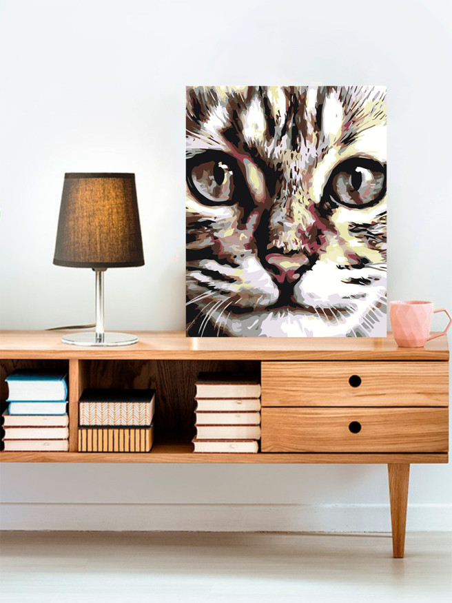 Картина по номерам &amp;quot;Добрый кот&amp;quot;