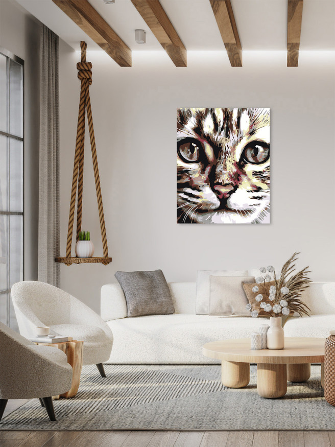 Картина по номерам &amp;quot;Добрый кот&amp;quot;