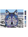 Картина по номерам &amp;quot;Волк&amp;quot;