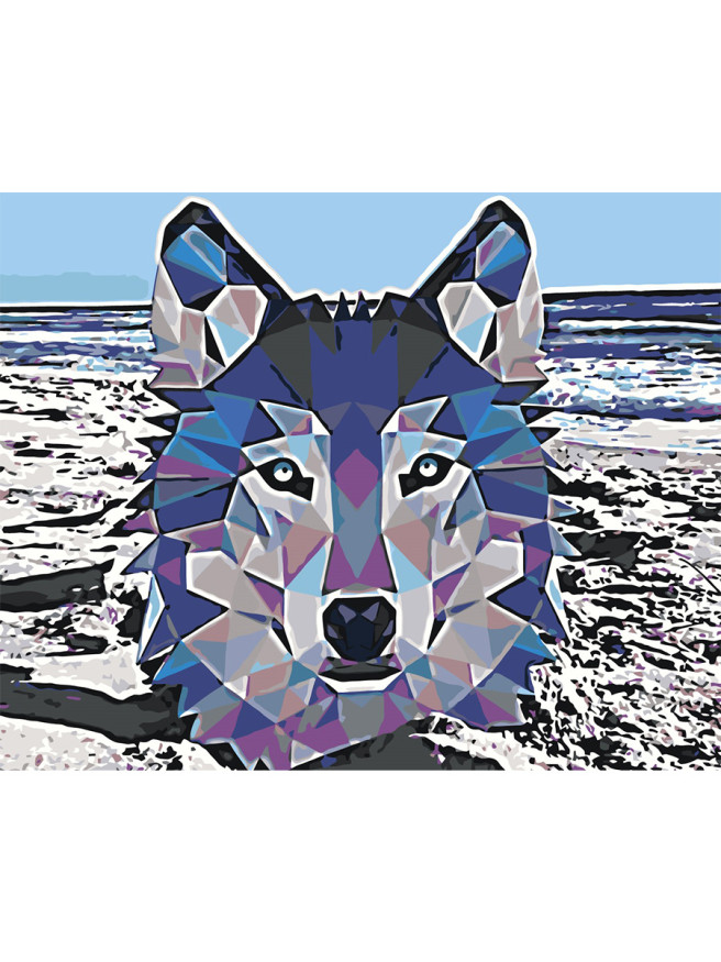 Картина по номерам &amp;quot;Волк&amp;quot;
