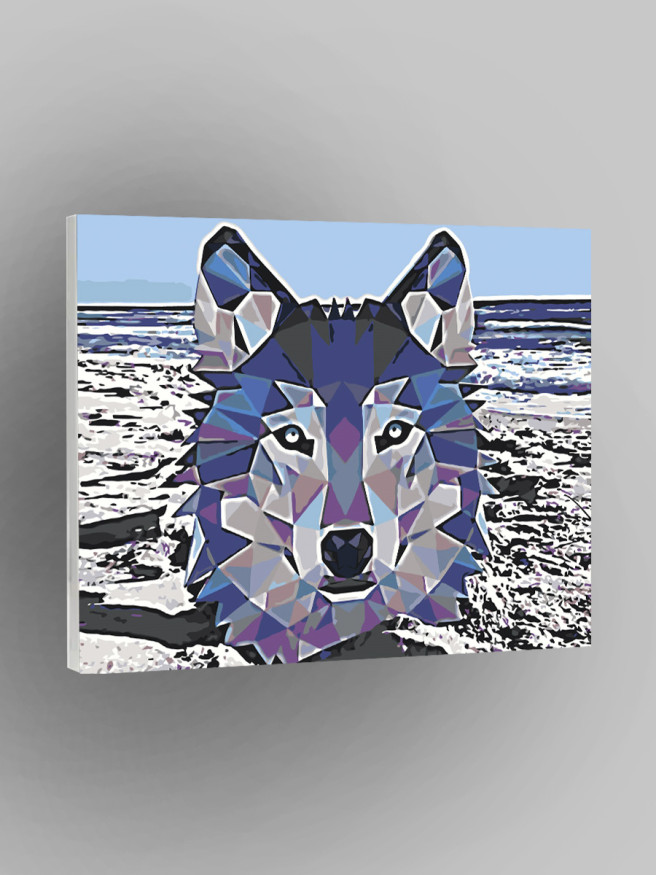 Картина по номерам &amp;quot;Волк&amp;quot;