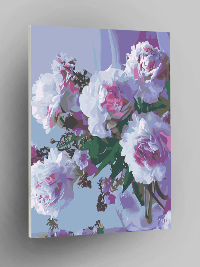 Raqamlar bo&amp;#039;yicha rasm &amp;quot;Nozik gullar&amp;quot;