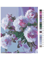 Картина по номерам &amp;quot;Нежные цветы&amp;quot;