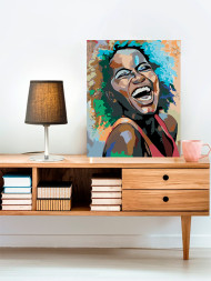 Картина по номерам &amp;quot;Кудрявая девушка&amp;quot;