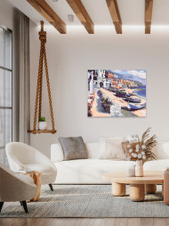 Картина по номерам &amp;quot;Лодки на берегу&amp;quot;