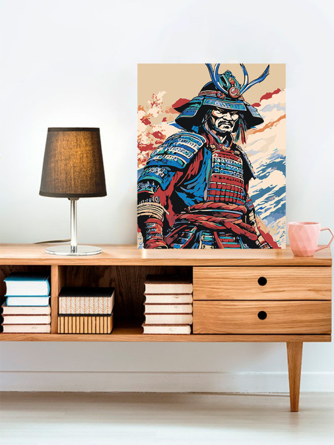 Картина по номерам &amp;quot;Самурай&amp;quot;