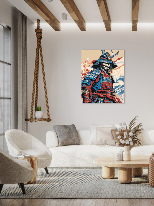 Картина по номерам &amp;quot;Самурай&amp;quot;