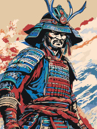 Картина по номерам &amp;quot;Самурай&amp;quot;