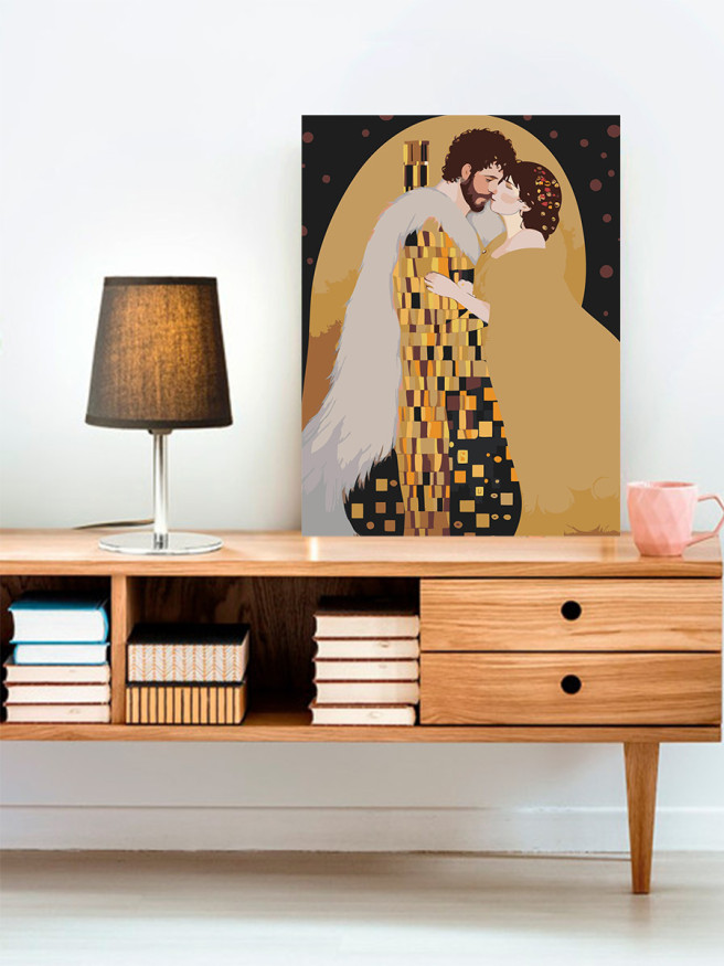 Картина по номерам &amp;quot;Пара влюблённых&amp;quot;